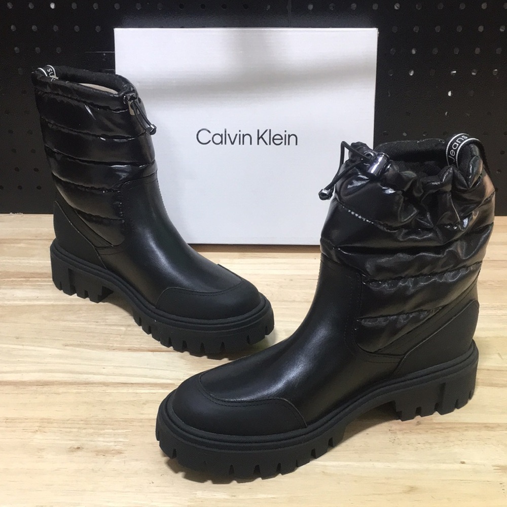 New‎ WB Woman’s Calvin Klein Black Women's Boots